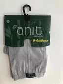 Anıt Erkek İnce Belli Bambu Likralı Boxer 1273 -12 Adet  L Gri thumbnail 11