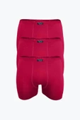 Anıt Erkek İnce Belli Bambu Likralı Boxer 1273 -12 Adet  Bordo 2XL - 1