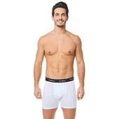 3 Adet Tutku Erkek Elastan Spor Boxer  Beyaz XL thumbnail 1