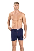Jiber Erkek Havlu Kemer Pamuklu Boxer 127 - 9 Adet   M Lacivert - 1