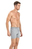 Jiber Erkek Havlu Kemer Pamuklu Boxer 127 - 3 Adet  L GRİMELANJ - 2