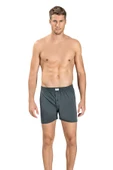 Jiber Erkek Havlu Kemer Pamuklu Boxer 127 - 3 Adet  XL Füme thumbnail 8
