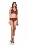 Le Jardin Kadın Desteksiz Dantel Detaylı Toparlayıcı Sütyen Külot Takımı 5035 -1 Adet  Bordo 100B thumbnail 1