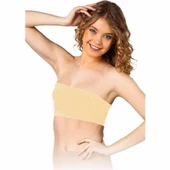 Elite Life Bayan Dikişsiz Destekli Straplez Büstiyer 776  Ten L - XL - 1