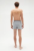 Erdem Erkek Penye Düz Renk Boxer 1400 - 6 Adet  XL Gri thumbnail 7