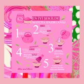 Pink Matcha - Pembe Superfood Matcha Tozu 100 gr thumbnail 2