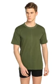 Seher Yıldızı Erkek Penye Renkli Sıfır Yaka Fanila Atlet 003 - 6 Adet  2XL Haki - 1