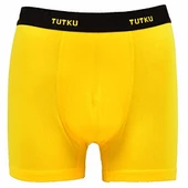 6 Adet Tutku Erkek Elastan Spor Boxer  L Sarı - 1