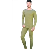 Tutku Erkek Terma Set Alt Üst Takım  XL Haki thumbnail 1