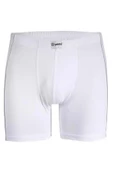 Yıldız Erkek Biyeli Modal Likralı Boxer 105 - 3 Adet  Beyaz XL thumbnail 1