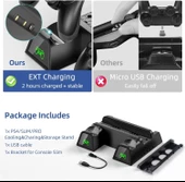 Hepu TP4-882C PS4 3 Soğutma Fanlı Stand Şarj İstasyonu For P-4/Slim/Pro - 6