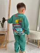 ERKEK ÇOCUK LEGO MODELLİ 3İPLİK ŞARDONLU EŞOFMAN TAKIMI - 2