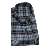 Atilla Özer Büyük Beden Çift Cep Klasik Kışlık Kaşmir Gömlek-6990 - 2