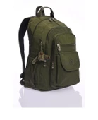 Kenyon Cox Haki 8803 Unisex Klinkır Kumaş Sırt Çantası - 1