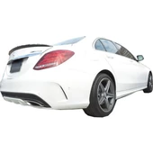 Mercedes C W205 2014-2019 Spoiler Piona Black (Enjeksiyon Baskı) - 2