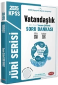 2025 KPSS Vatandaşlık Jüri Serisi Mini Özetli Tamamı Çözümlü Soru Bankası Data Yayınları - 1