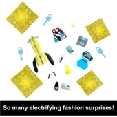 Orjinal Monster High Bebekleri Gizemli Arkadaşlar Neon Monster High Seri 3 Bebekleri Frankie Stein - 5