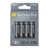 GP RECYKO PRO AA 2000 MAH 4LÜ ŞARJLI PİL GP210AAHCB-2EB4 (GPRHC212B309) - 1