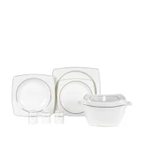 KORKMAZ A8460 BONE SEL.60 P YEMEK TAKIMI (KARE) - 1
