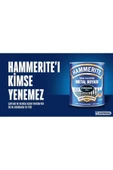 Hammerite Direkt Pas Üstü Pürüzsüz Metal Boya Siyah 0.75 Lt - 2
