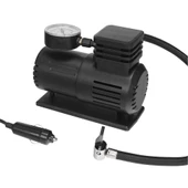 Asonic Hk201 Siyah 120W 12V Çakmaklık Girişli 150 Psı Taşınabilir Bisiklet- Araç Hava Kompresörü - 1