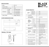 Black Batt 12V-2.3AH AGM Tam Bakımsız Tip Kuru Akü - 2