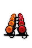 ÇERAY (10 Adet) Neon Mini Takoz Sarı-kırmızı 12v-24v - 2