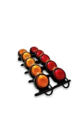 ÇERAY (10 Adet) Neon Mini Takoz Sarı-kırmızı 12v-24v - 4