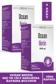 Ocean Biotin 5000 mcg 60 Kapsül 2 Adet thumbnail 1