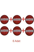 ÇERAY Hamburger Tip Ledli Stop Lamba 12 Volt 4 Modlu 6 Adet thumbnail 1