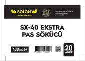 20 Adet (1 Koli) Extra Güçlü Profesyonel SX-40 Pas Sökücü Sprey 400 Ml. - 4