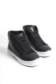 Kadın Günlük Sneaker Rahat Taban Bağcıklı Tam Kalıp High Sneaker - 4