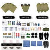 KARCAMP 12'li Vip Askeri Tıraş Malzemesi ile İç Çamaşır ve Temizlik Seti - 1