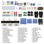 KARCAMP 30'lu Vip Askeri Tıraş Malzemesi ile İç Çamaşır ve Temizlik Seti - 2