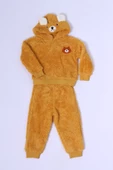 ERKEK BEBEK PELUŞ ALT ÜST TAKIM BASKILI D47 - 1