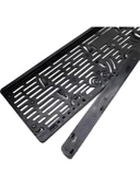 Türkiye Yazılı Plastik Plakalık Plaka Altlığı Çıtalı 2'li Sarı - 2