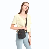 C-Active Küçük Boy Askılı Postacı Çantası Kanvas Kumaş 1322 - 8