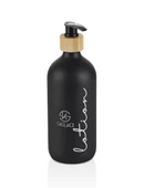 Selka Home 500 ML. Cam Sıvı Sabun ve Losyon Seti 2'li - 4