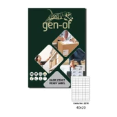 Gen-Of GK-2270 Laser Etiket 40x20 100 Sayfa (7000 Etiket) - 1