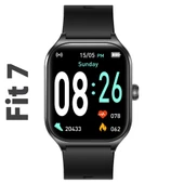 Fit7 Akıllı Saat Alüminyum Kasa Spor Silikon Kordon - 1