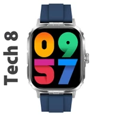 Tech8 Akıllı Saat Alüminyum Kasa Spor Silikon Kordon - 6