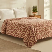 Karaca Home Rina Pembe Tek Kişilik Pamuklu Battaniye - 2