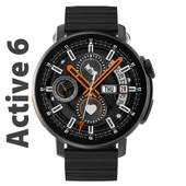 Active6 Akıllı Saat Yuvarlak Alüminyum Kasa Spor - 1