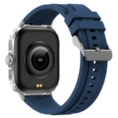 Tech8 Akıllı Saat Alüminyum Kasa Spor Silikon Kordon - 9