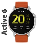 Active6 Akıllı Saat Yuvarlak Alüminyum Kasa Spor - 6