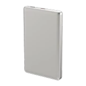 Magslim 5S Magsafe Manyetik Kablosuz 5000mAh Powerbank Taşınabilir Şarj Cihazı Ultra ince Gümüş Gri - 4