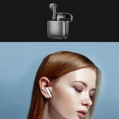 Quantum Kablosuz Kulakiçi Bluetooth Kulaklık Koyu Gri - 3