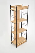 VİLİNZE Rafito Metal & Ahşap Bohem 4 Raflı MDF Çok Amaçlı Mutfak Rafı - 30*160 cm - 5