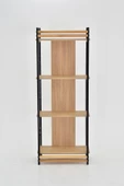 VİLİNZE Rafito Metal & Ahşap Bohem 4 Raflı MDF Çok Amaçlı Mutfak Rafı - 30*160 cm - 4