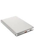 Magslim 5S Magsafe Manyetik Kablosuz 5000mAh Powerbank Taşınabilir Şarj Cihazı Ultra ince Gümüş Gri - 10
